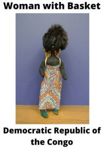 DRC Woman With Basket