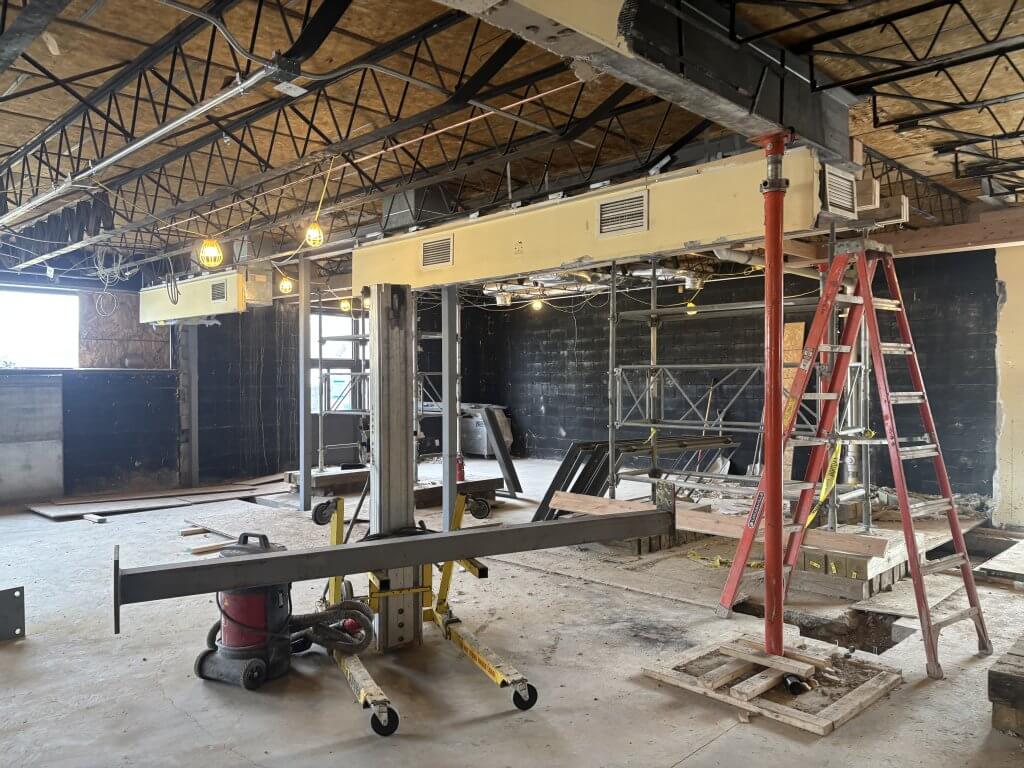 Inside construction process photo