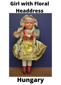 Hungary Girl With Floral Headdress