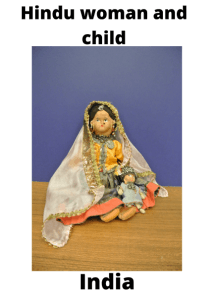 India Hindu Woman And Child