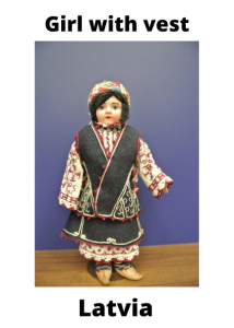 Latvia Girl With Vest