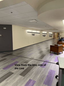 View from the B&L side of the Link