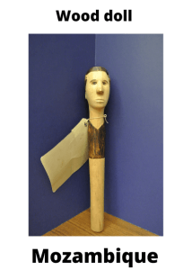 Mozambique Wood Doll Sm