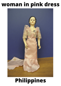 Philippines Woman In Pink Dress