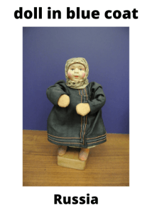 Russia Doll In Blue Coat