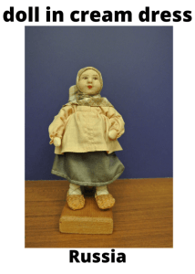 Russia Doll In Cream Dress