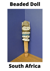 South Africa Beaded Doll Sm