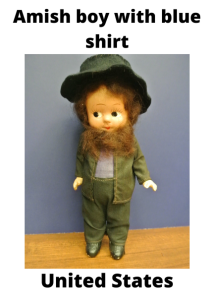 United States Amish Boy With Blue Shirt