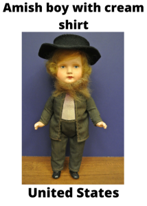 United States Amish Boy With Cream Shirt