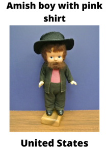 United States Amish Boy With Pink Shirt
